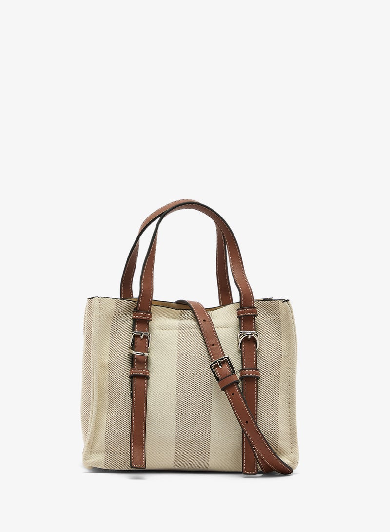 ايلا حقيبة يد علوية منظمة بحزام - Image 1